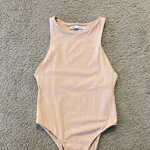 Zara Halterneck Nude Body Suit